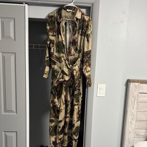 Elan Multicolor Long Sleeve Dress